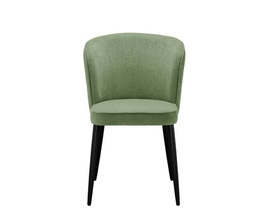 Стул DikLine 347 P10/L08 зеленый, ножки черные, изображение 3 | Интернет магазин мебели и декора LifeDekor