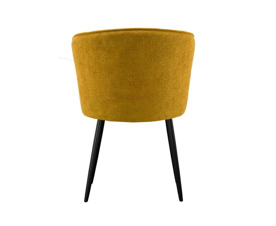 Стул DikLine 347 P08/L07 горчица, ножки черные, изображение 2 | Интернет магазин мебели и декора LifeDekor