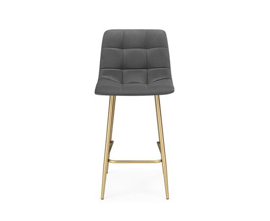 Барный стул Чилли Мини темно-серый (zd 995) / золотой np, изображение 2 | Интернет магазин мебели и декора LifeDekor