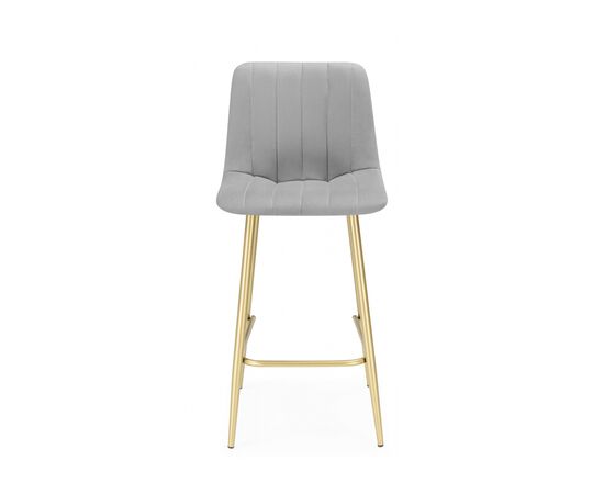 Барный стул Дани Мини светло-серый (zd 960) / золотой np, изображение 2 | Интернет магазин мебели и декора LifeDekor