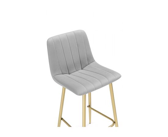 Барный стул Дани Мини светло-серый (zd 960) / золотой np, изображение 5 | Интернет магазин мебели и декора LifeDekor