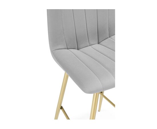 Барный стул Дани Мини светло-серый (zd 960) / золотой np, изображение 6 | Интернет магазин мебели и декора LifeDekor