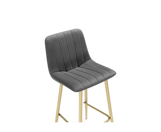 Барный стул Дани Мини темно-серый (zd 995) / золотой np, изображение 5 | Интернет магазин мебели и декора LifeDekor