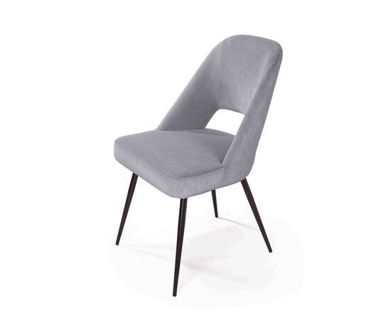 Стул Данте, бархат антрацит, изображение 3 | Интернет магазин мебели и декора LifeDekor