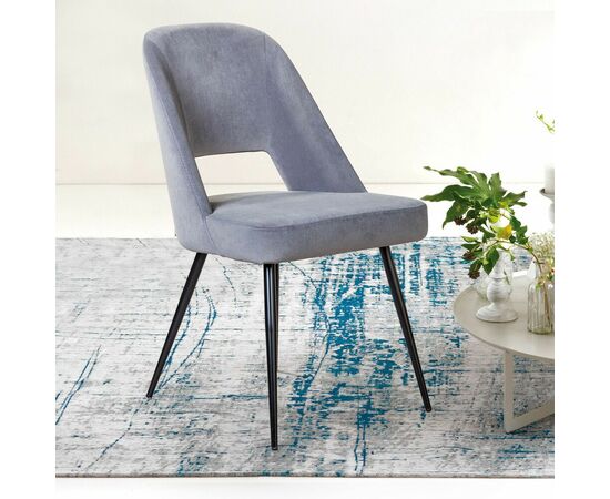 Стул Данте, бархат антрацит, изображение 4 | Интернет магазин мебели и декора LifeDekor