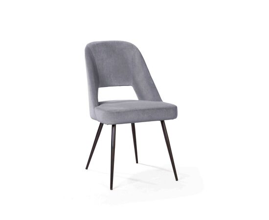 Стул Данте, бархат антрацит, изображение 5 | Интернет магазин мебели и декора LifeDekor