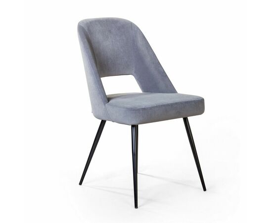 Стул Данте, бархат антрацит | Интернет магазин мебели и декора LifeDekor