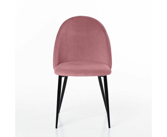 Стул Маркус, бархат пудровый 15, изображение 2 | Интернет магазин мебели и декора LifeDekor