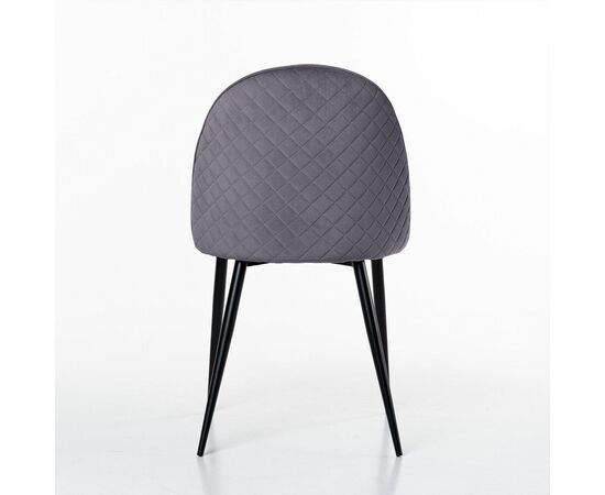 Стул Маркус, бархат серый 27, изображение 5 | Интернет магазин мебели и декора LifeDekor