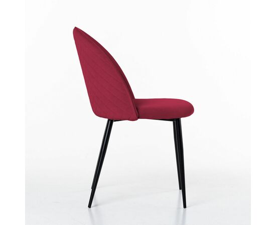 Стул Маркус, бархат винно-красный 16, изображение 5 | Интернет магазин мебели и декора LifeDekor