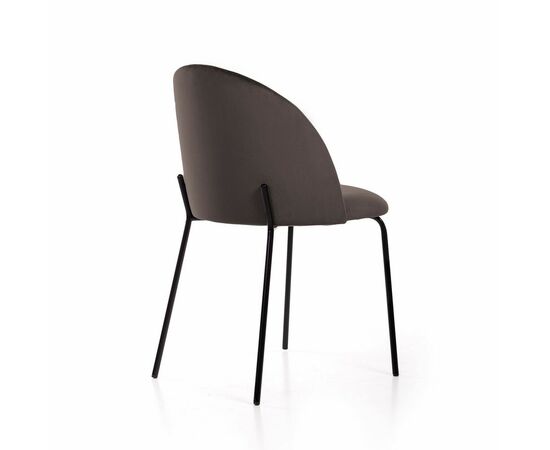 Стул Норд ромб, бархат антрацит 14, изображение 5 | Интернет магазин мебели и декора LifeDekor