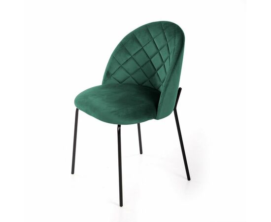 Стул Норд ромб, бархат зелёный 19, изображение 5 | Интернет магазин мебели и декора LifeDekor
