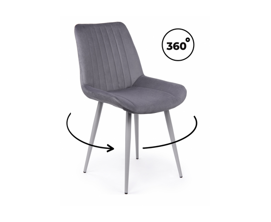 Стул на металлокаркасе Седа 360 темно-серый (zd 995) / серый np | Интернет магазин мебели и декора LifeDekor