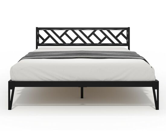 Кровать КМД 47 АЙРИС 1600, черный, изображение 5 | Интернет магазин мебели и декора LifeDekor