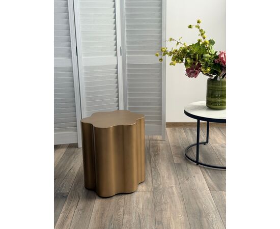 Стол журнальный РУИЗ (RUIZ) цвет Золотой винтаж, ®DISAUR, изображение 3 | Интернет магазин мебели и декора LifeDekor