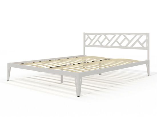 Кровать КМД 47 АЙРИС 1600, белый, изображение 7 | Интернет магазин мебели и декора LifeDekor