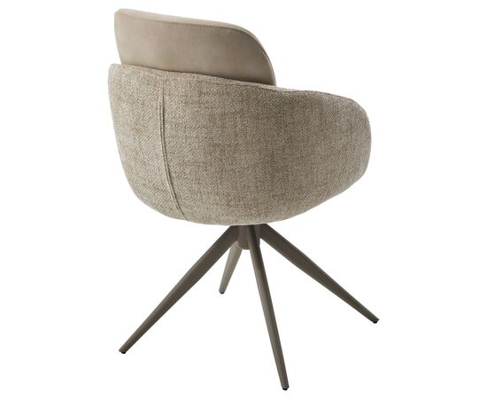 Стул ГРЕЙС (GRACE) 360 град., цвет БЕЖЕВЫЙ (PENA-120 / G1229-3, ткань / ЛАТТЕ каркас, ®DISAUR, изображение 3 | Интернет магазин мебели и декора LifeDekor