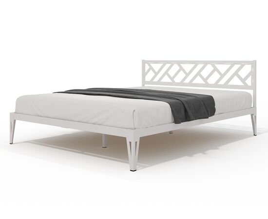 Кровать КМД 47 АЙРИС 1400, белый | Интернет магазин мебели и декора LifeDekor