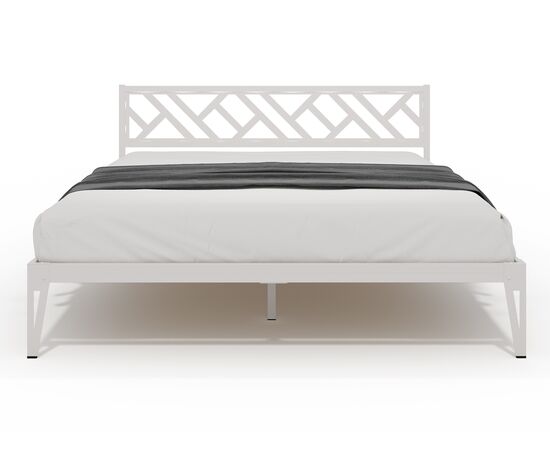 Кровать КМД 47 АЙРИС 1400, белый, изображение 4 | Интернет магазин мебели и декора LifeDekor