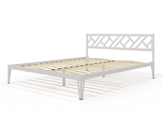 Кровать КМД 47 АЙРИС 1400, белый, изображение 5 | Интернет магазин мебели и декора LifeDekor