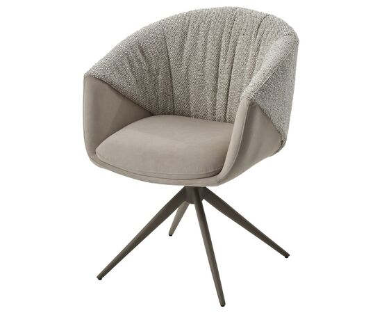 Стул ГИССЕН (GISSEN) 360 град., цвет ЛАТТЕ RIELY-111 / V885-3, ткань / ЛАТТЕ, ®DISAUR, изображение 4 | Интернет магазин мебели и декора LifeDekor