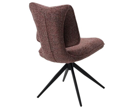 Стул ДЕЛИ (DELI) 360 град, цвет БРУСНИЧНЫЙ H300126-9 , ткань / ЧЕРНЫЙ каркас, ®DISAUR, изображение 5 | Интернет магазин мебели и декора LifeDekor