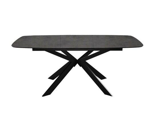 Стол DikLine BK140 керамика мрамор Бронза, подстолье черное, опоры черные, изображение 4 | Интернет магазин мебели и декора LifeDekor