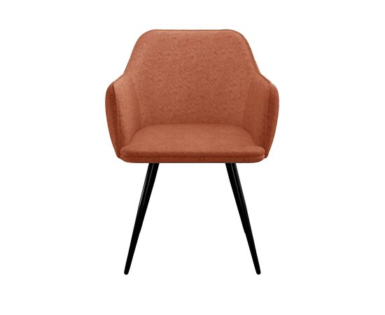 Стул DikLine 277 поворотный NS Rust терракотовый, ножки черные, изображение 2 | Интернет магазин мебели и декора LifeDekor