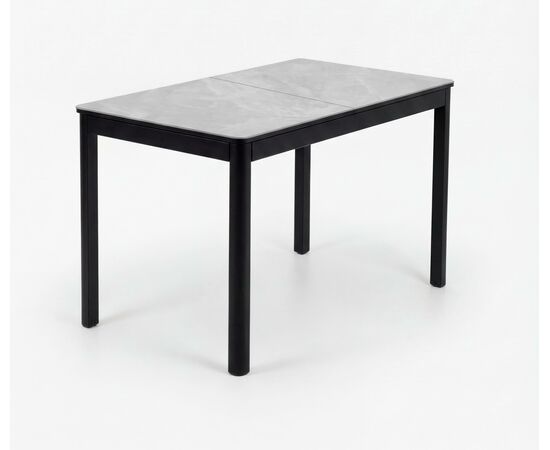 Стол DikLine SKQ120 Керамика YB8020079BG Серый/подстолье черное/опоры черные | Интернет магазин мебели и декора LifeDekor