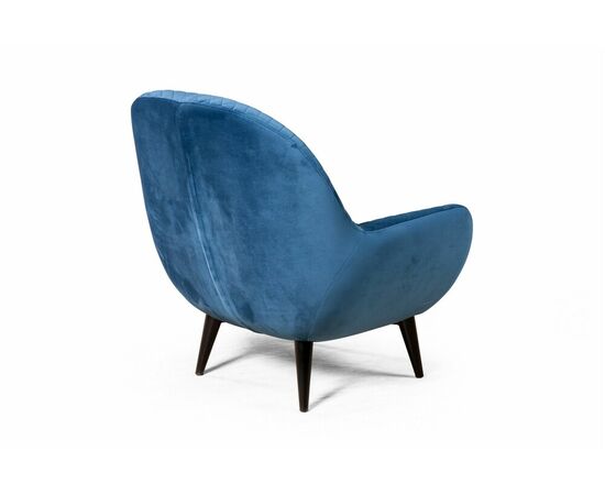 Кресло Гамбург велюр синий, изображение 6 | Интернет магазин мебели и декора LifeDekor