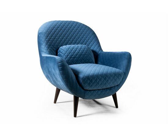 Кресло Гамбург велюр синий | Интернет магазин мебели и декора LifeDekor