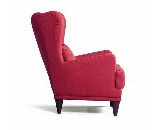 Кресло Джулия рогожка красный, изображение 2 | Интернет магазин мебели и декора LifeDekor