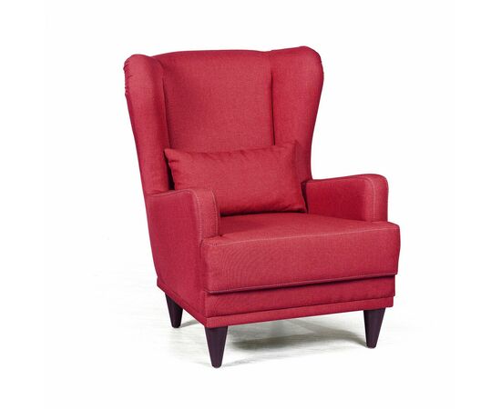 Кресло Джулия рогожка красный, изображение 6 | Интернет магазин мебели и декора LifeDekor