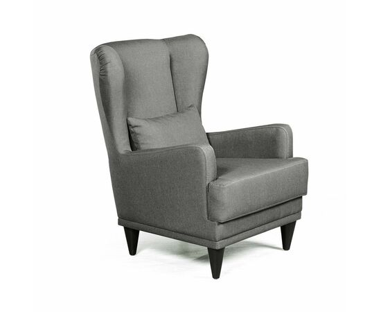 Кресло Джулия рогожка серый, изображение 2 | Интернет магазин мебели и декора LifeDekor