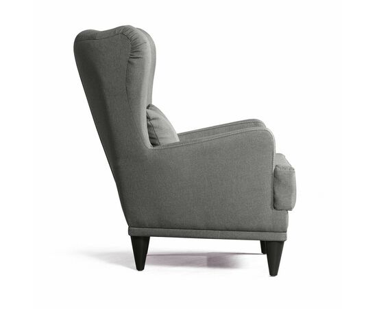 Кресло Джулия рогожка серый, изображение 3 | Интернет магазин мебели и декора LifeDekor