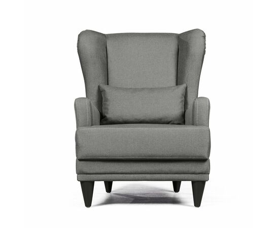 Кресло Джулия рогожка серый, изображение 4 | Интернет магазин мебели и декора LifeDekor