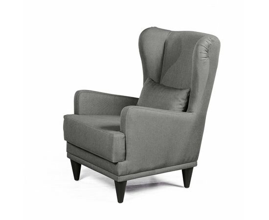 Кресло Джулия рогожка серый, изображение 5 | Интернет магазин мебели и декора LifeDekor