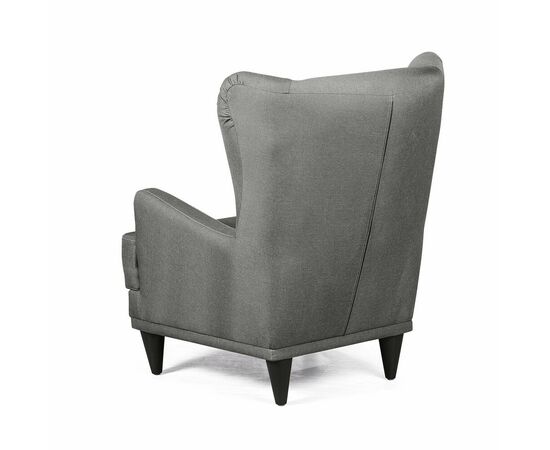 Кресло Джулия рогожка серый, изображение 6 | Интернет магазин мебели и декора LifeDekor