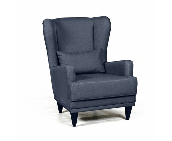 Кресло Джулия рогожка синий | Интернет магазин мебели и декора LifeDekor