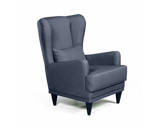 Кресло Джулия рогожка синий, изображение 2 | Интернет магазин мебели и декора LifeDekor