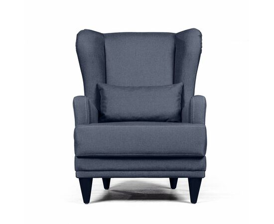 Кресло Джулия рогожка синий, изображение 4 | Интернет магазин мебели и декора LifeDekor