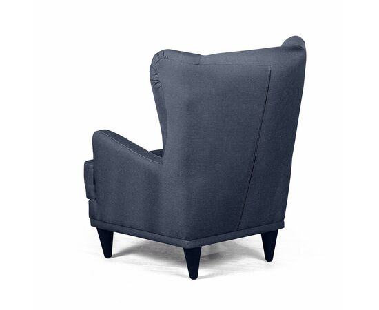 Кресло Джулия рогожка синий, изображение 5 | Интернет магазин мебели и декора LifeDekor