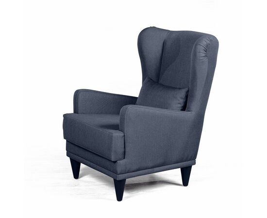 Кресло Джулия рогожка синий, изображение 6 | Интернет магазин мебели и декора LifeDekor