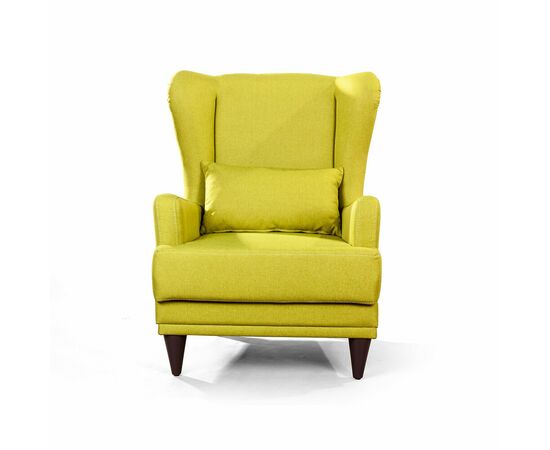 Кресло Джулия рогожка зеленый, изображение 2 | Интернет магазин мебели и декора LifeDekor