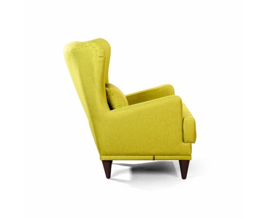 Кресло Джулия рогожка зеленый, изображение 3 | Интернет магазин мебели и декора LifeDekor