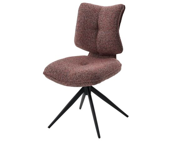 Стул ДЕЛИ (DELI) 360 град, цвет БРУСНИЧНЫЙ H300126-9 , ткань / ЧЕРНЫЙ каркас, ®DISAUR, изображение 3 | Интернет магазин мебели и декора LifeDekor