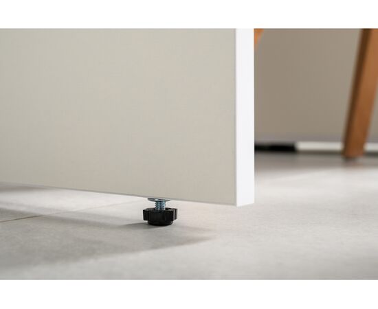 Компьютерный стол Опра белый шагрень / дуб золотой craft, изображение 14 | Интернет магазин мебели и декора LifeDekor