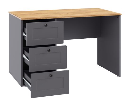 Компьютерный стол Опра серый графит / дуб золотой craft, изображение 4 | Интернет магазин мебели и декора LifeDekor