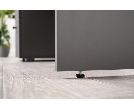 Компьютерный стол Опра серый графит / дуб золотой craft, изображение 14 | Интернет магазин мебели и декора LifeDekor