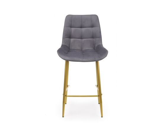 Барный стул Челси 360 темно-серый (zd 995) / золотой np, изображение 8 | Интернет магазин мебели и декора LifeDekor